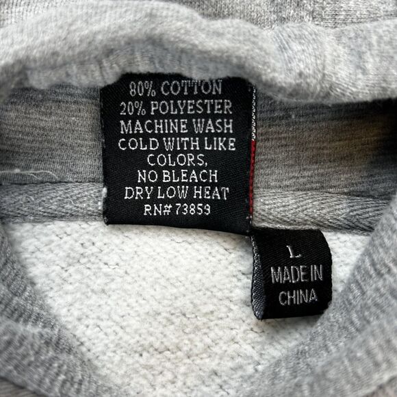 AKWA Sport Oregon Ducks Hoodie w Duck Logo Men's Size Large Gray Pullover Hoodie - Picture 4 of 10